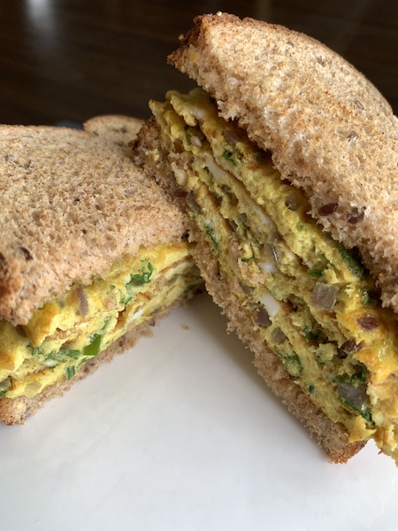 Masala Omelette Sandwich – Omwich!